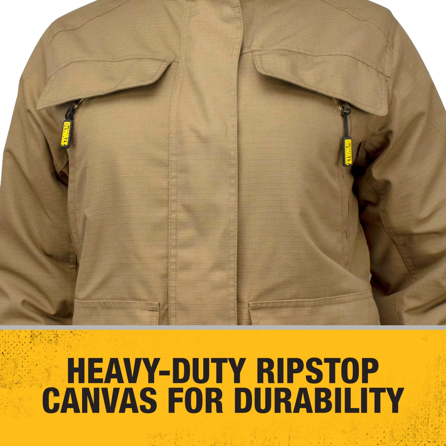 Best deal ⭐ DEWALT Heated Clothing DEWALT Women's Rip Stop Canvas Heated Jacket with Battery, Charger, and Adapter- XL ⭐ - Image 4