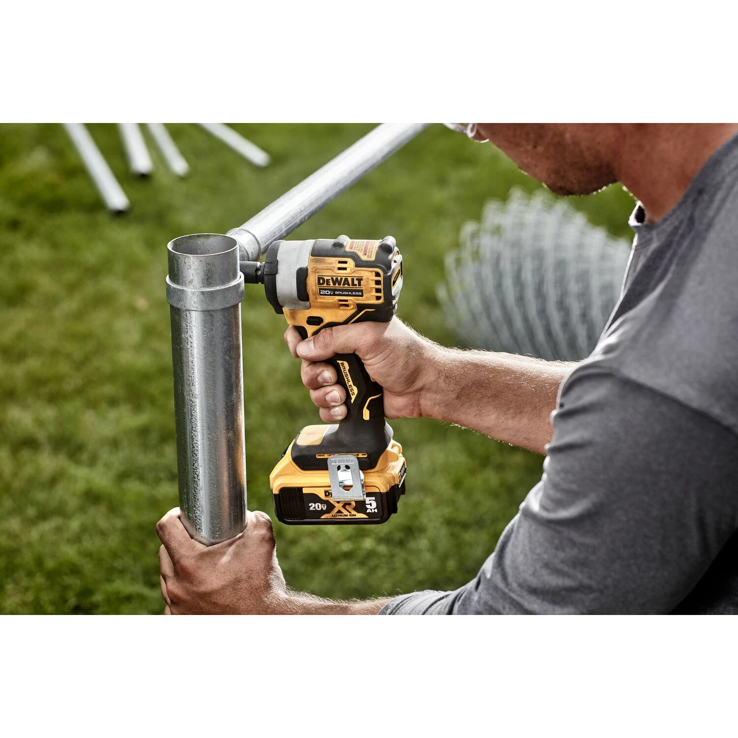 New ๐ DEWALT Impact ๐ง Wrenches 20-volt Max Variable Speed Brushless 3/8-in square Drive Cordless Impact ๐ง Wrench (Tool Only) ๐งจ - Image 4