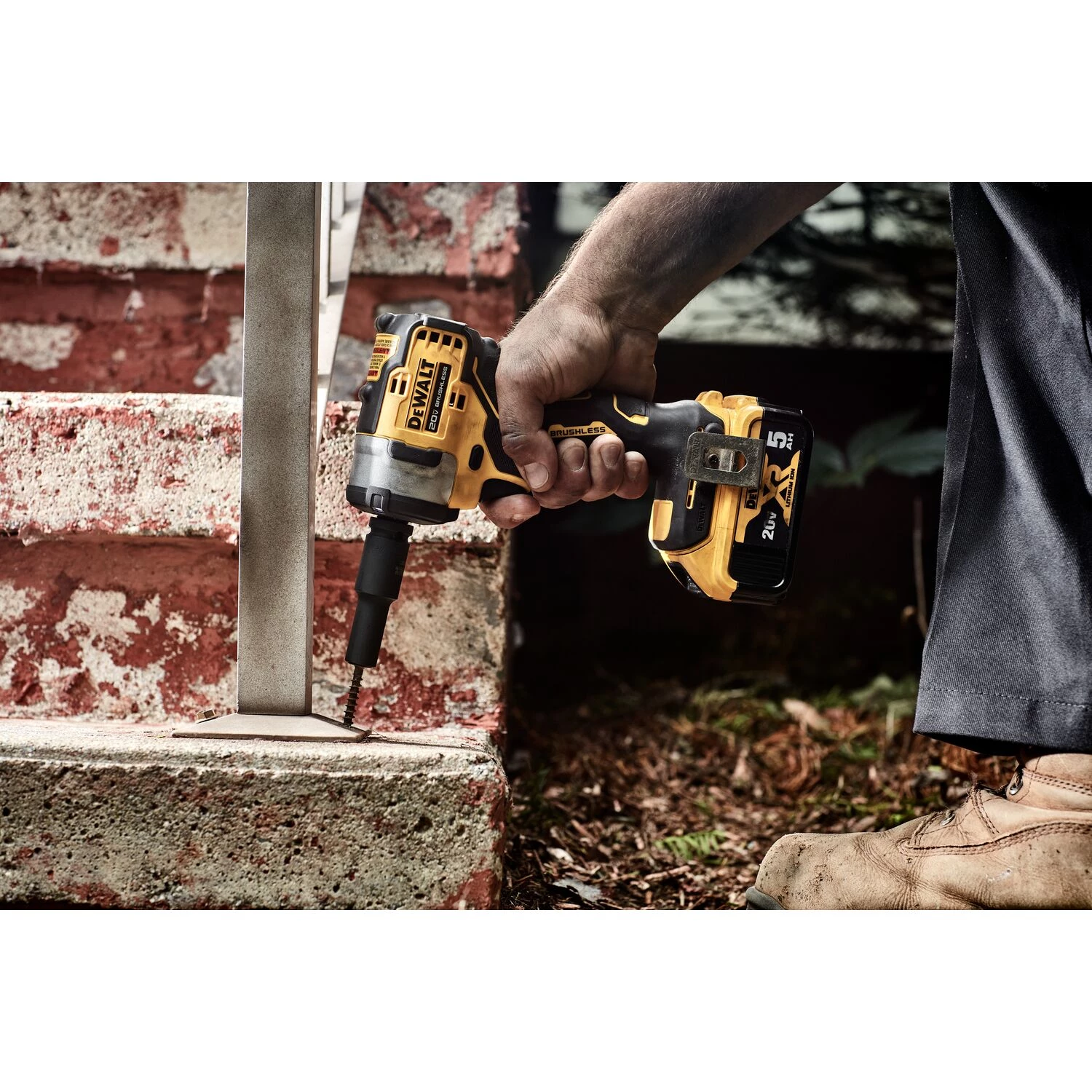 New ๐ DEWALT Impact ๐ง Wrenches 20-volt Max Variable Speed Brushless 3/8-in square Drive Cordless Impact ๐ง Wrench (Tool Only) ๐งจ - Image 5